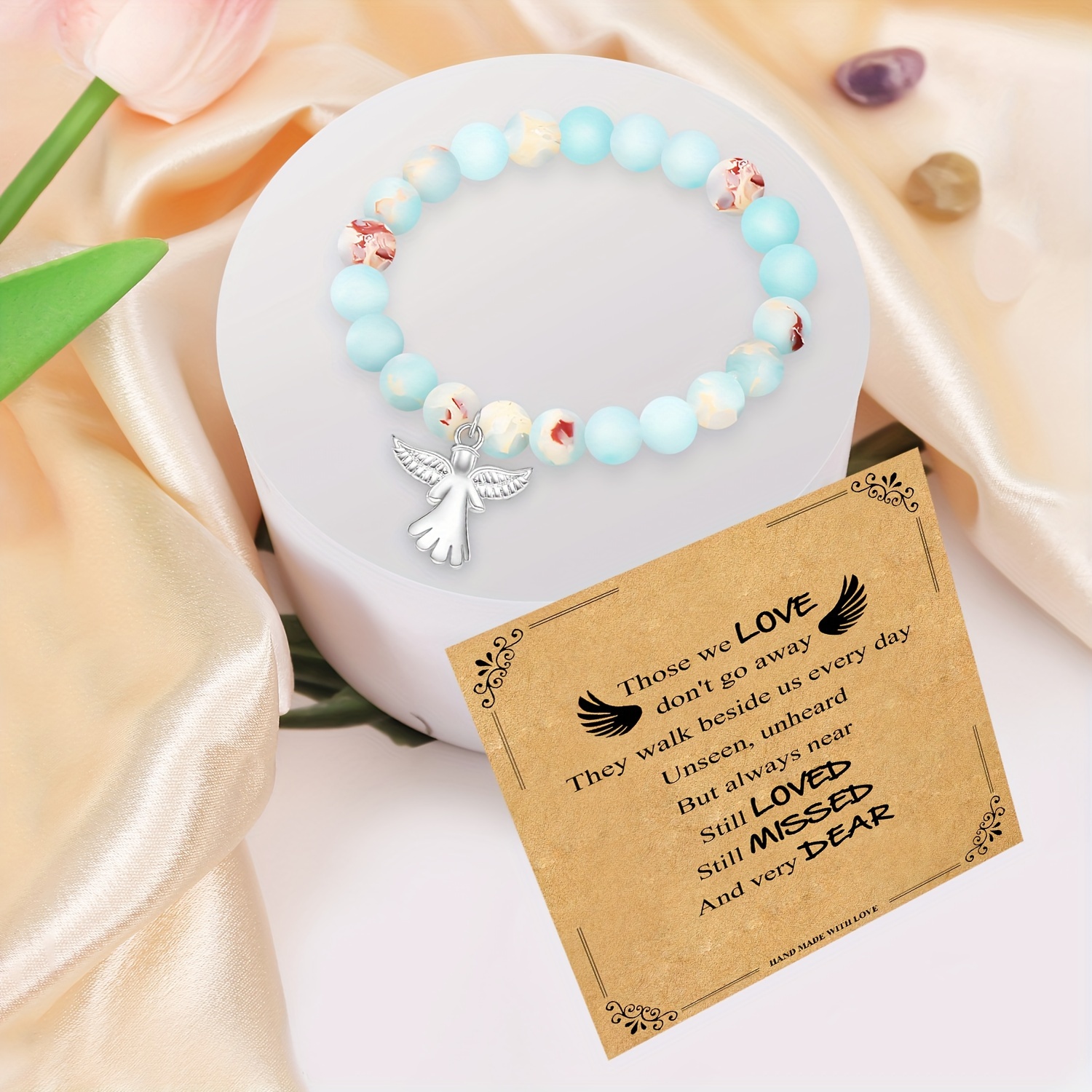 Stylish Bracelet with Blessing Card, Easter Gift